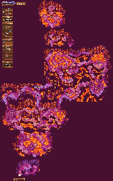Thumbnail for a map of Subsea Volcano for the GBA game Sword Of Mana.