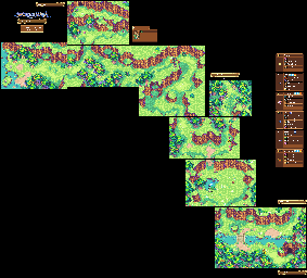 Thumbnail for a map of Vinquette Vicinity for the GBA game Sword Of Mana.