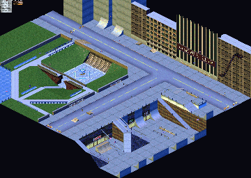 Thumbnail for a map of NY City, New York for the GBA game Tony Hawk's Pro Skater 2.