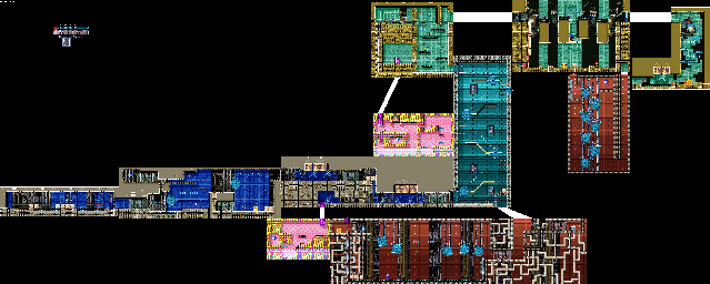 Thumbnail for a map of Ruby Passage Curious Factory for the GBA game Wario Land 4.