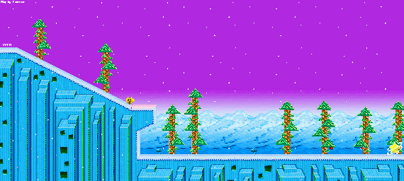 Thumbnail for a map of Bonus Game Yoshi's Big Jump for the GBA game Yoshi: Topsy-Turvy.