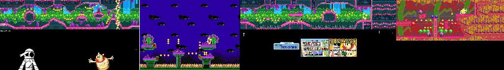 Thumbnail for a map of Tale Of The Spirit Of Fright Mission 6-10 for the GBA game Yoshi: Topsy-Turvy.