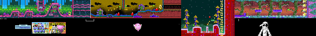 Thumbnail for a map of Tale Of The Spirit Of Fright Mission 6-3 for the GBA game Yoshi: Topsy-Turvy.