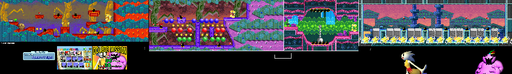 Thumbnail for a map of Tale Of The Spirit Of Fright Mission 6-5 for the GBA game Yoshi: Topsy-Turvy.