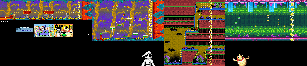 Thumbnail for a map of Tale Of The Spirit Of Fright Mission 6-6 for the GBA game Yoshi: Topsy-Turvy.