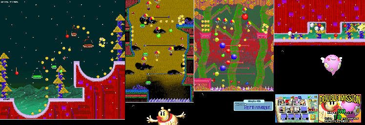 Thumbnail for a map of Tale Of The Spirit Of Fright Mission 6-7 for the GBA game Yoshi: Topsy-Turvy.