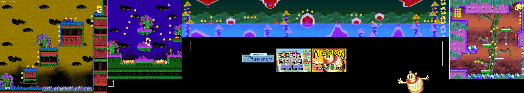 Thumbnail for a map of Tale Of The Spirit Of Fright Mission 6-8 for the GBA game Yoshi: Topsy-Turvy.