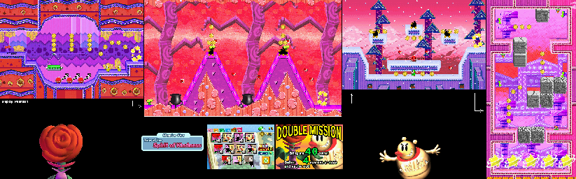 Thumbnail for a map of Tale Of The Spirit Of Kindness Mission 5-11 for the GBA game Yoshi: Topsy-Turvy.