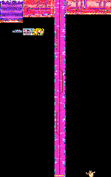 Thumbnail for a map of Tale Of The Spirit Of Kindness Mission 5-4 for the GBA game Yoshi: Topsy-Turvy.