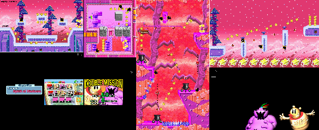 Thumbnail for a map of Tale Of The Spirit Of Kindness Mission 5-8 for the GBA game Yoshi: Topsy-Turvy.