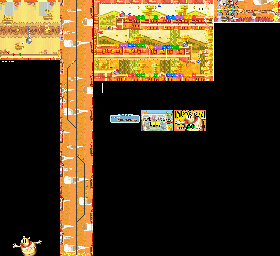 Thumbnail for a map of Tale Of The Spirit Of Money Mission 2-4 for the GBA game Yoshi: Topsy-Turvy.