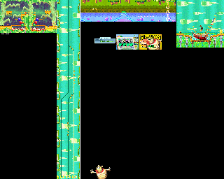 Thumbnail for a map of Tale Of The Spirit Of Power Mission 3-4 for the GBA game Yoshi: Topsy-Turvy.