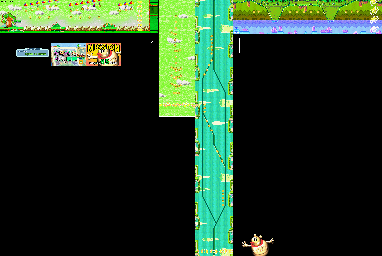 Thumbnail for a map of Tale Of The Spirit Of Power Mission 3-6 for the GBA game Yoshi: Topsy-Turvy.