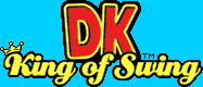 Title screen for the GBA game DK: King Of Swing.