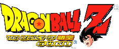 Title screen for the GBA game Dragon Ball Z: The Legacy Of Goku.