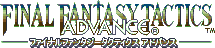 Title screen for the GBA game Final Fantasy Tactics Advance.