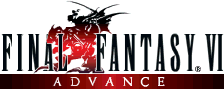 Title screen for the GBA game Final Fantasy VI Advance.