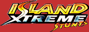Title screen for the GBA game Island Xtreme Stunts.
