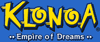 Title screen for the GBA game Klonoa: Empire Of Dreams.