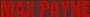 Title screen for the GBA game Max Payne.