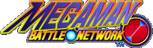 Title screen for the GBA game Mega Man: Battle Network.