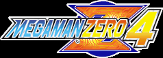 Title screen for the GBA game Mega Man Zero 4.