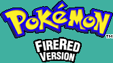 Title screen for the GBA game Pokemon: FireRed & LeafGreen Versions.