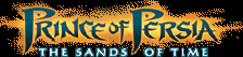 Title screen for the GBA game Prince Of Persia: The Sands Of Time.