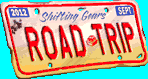 Title screen for the GBA game Road Trip: Shifting Gears.