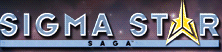 Title screen for the GBA game Sigma Star Saga.