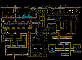 Thumbnail for a map of Stage 1-3 for the Genesis game Alien 3.
