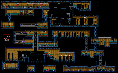 Thumbnail for a map of Stage 2-3 for the Genesis game Alien 3.
