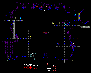 Thumbnail for a map of Stage 4-4 for the Genesis game Alien 3.