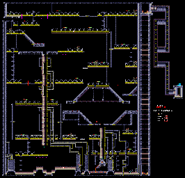 Thumbnail for a map of Stage 5-1 for the Genesis game Alien 3.