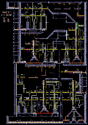 Thumbnail for a map of Stage 5-3 for the Genesis game Alien 3.