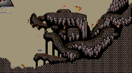 Thumbnail for a map of Mountain for the Genesis game Alisia Dragoon.