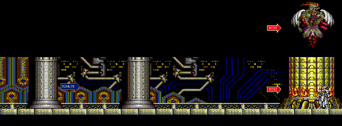 Thumbnail for a map of Sanctum for the Genesis game Alisia Dragoon.