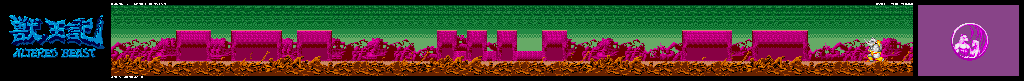 Thumbnail for a map of Round 5: Inner Sanctum for the Genesis game Altered Beast.