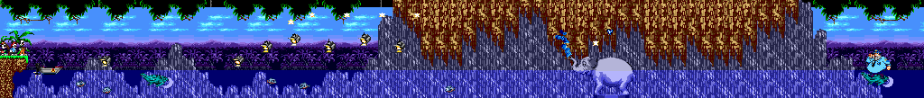 Thumbnail for a map of Scene 1-2 for the Genesis game Animaniacs.