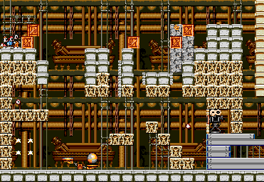 Thumbnail for a map of Scene 2-3 for the Genesis game Animaniacs.