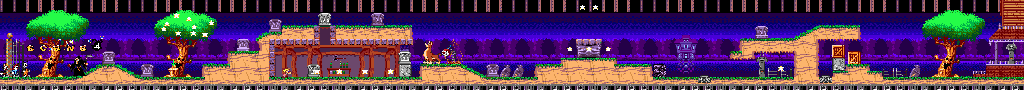 Thumbnail for a map of Scene 4-1 for the Genesis game Animaniacs.