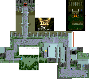 Thumbnail for a map of Agito's Neighborhood for the Genesis game Beyond Oasis.
