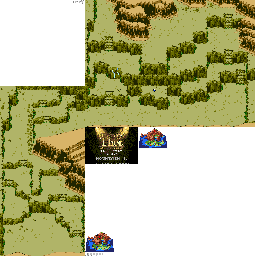 Thumbnail for a map of Mountain S. for the Genesis game Beyond Oasis.