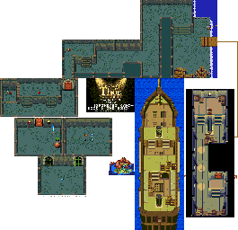 Thumbnail for a map of Northeast Campsite & The Ship for the Genesis game Beyond Oasis.
