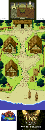 Thumbnail for a map of Royal Village for the Genesis game Beyond Oasis.