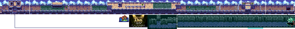 Thumbnail for a map of Wall Fortress for the Genesis game Beyond Oasis.