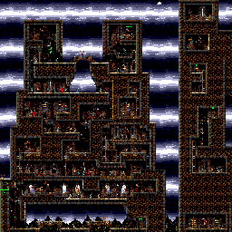 Thumbnail for a map of Level 3 for the Genesis game Blades Of Vengeance.