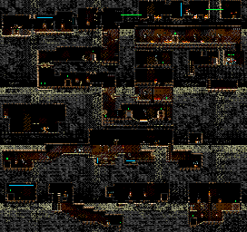 Thumbnail for a map of Level 4-3 for the Genesis game Blades Of Vengeance.