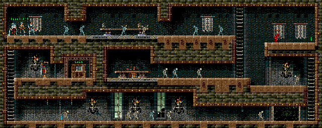 Thumbnail for a map of Level 6-1 for the Genesis game Blades Of Vengeance.
