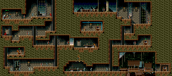 Thumbnail for a map of Level 6-2 for the Genesis game Blades Of Vengeance.
